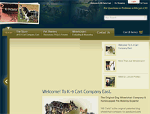 Tablet Screenshot of k-9cart.com